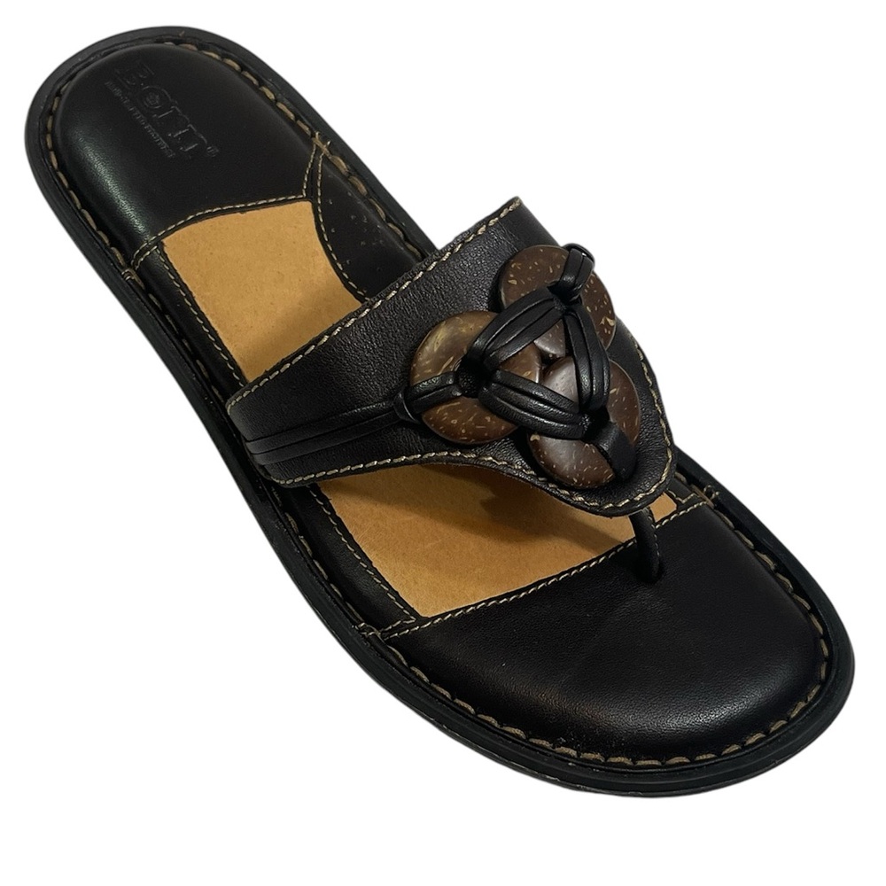 Born Thong Sandals Leather Bohemian Women’s 8 / EU 39 W61221